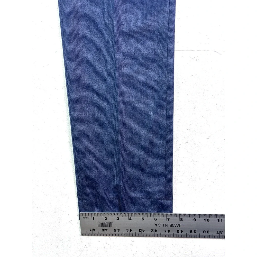 Banana Republic‎ 38x34 Blue Plaid Vitale Barberis Canonico Flannel Wool Pants